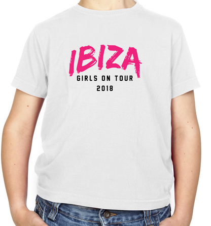 Girls On Tour Ibiza Kids T Shirt