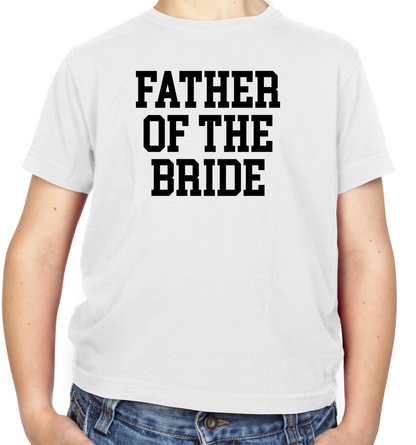 Father Of The Bride Kids T Shirt