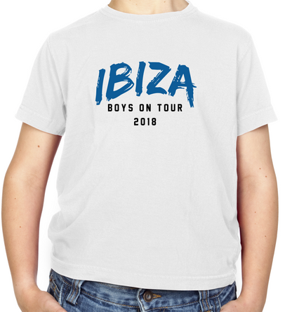 Boys On Tour Ibiza Kids T Shirt