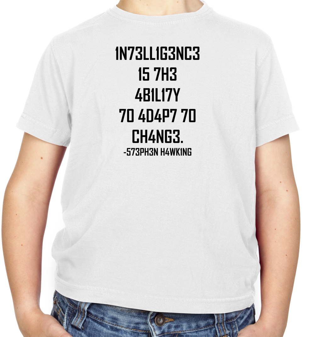 Adapt To Change Kids T Shirt