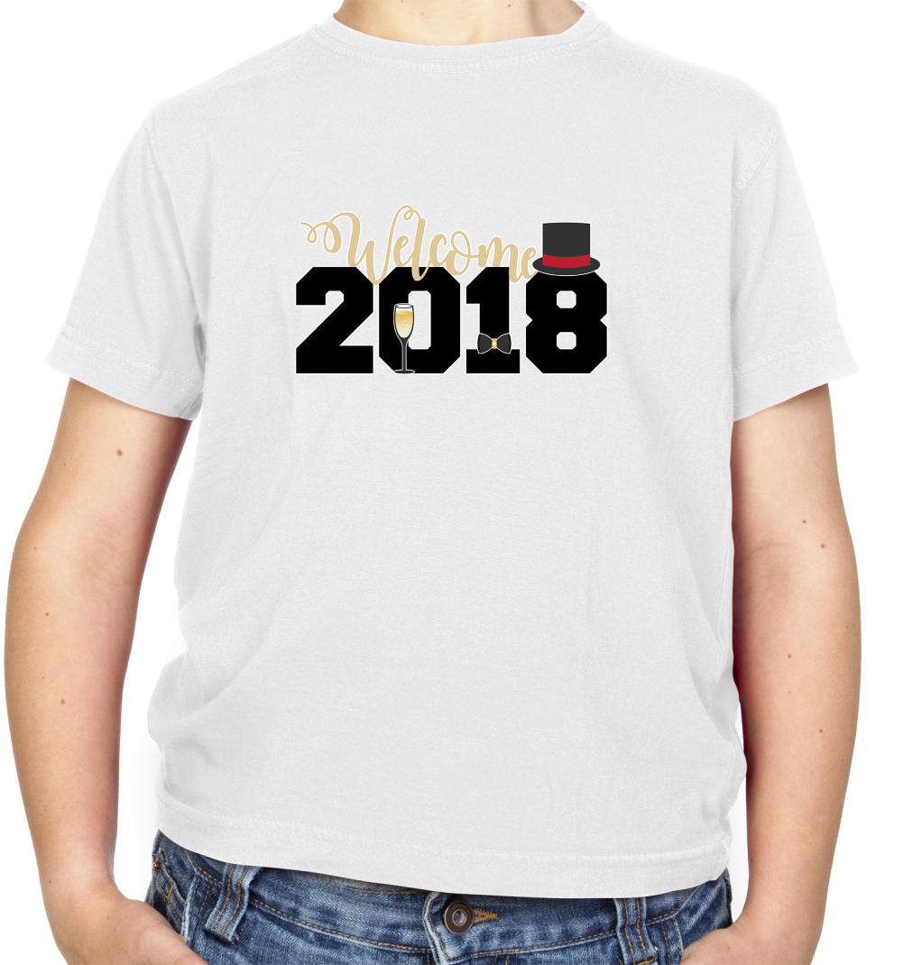 Welcome 2018 Kids T Shirt