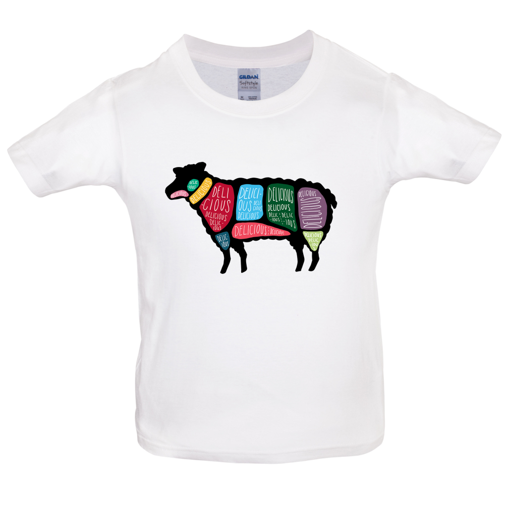 Delicious Sheep Kids T Shirt