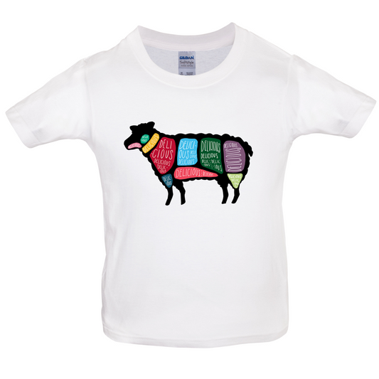 Delicious Sheep Kids T Shirt