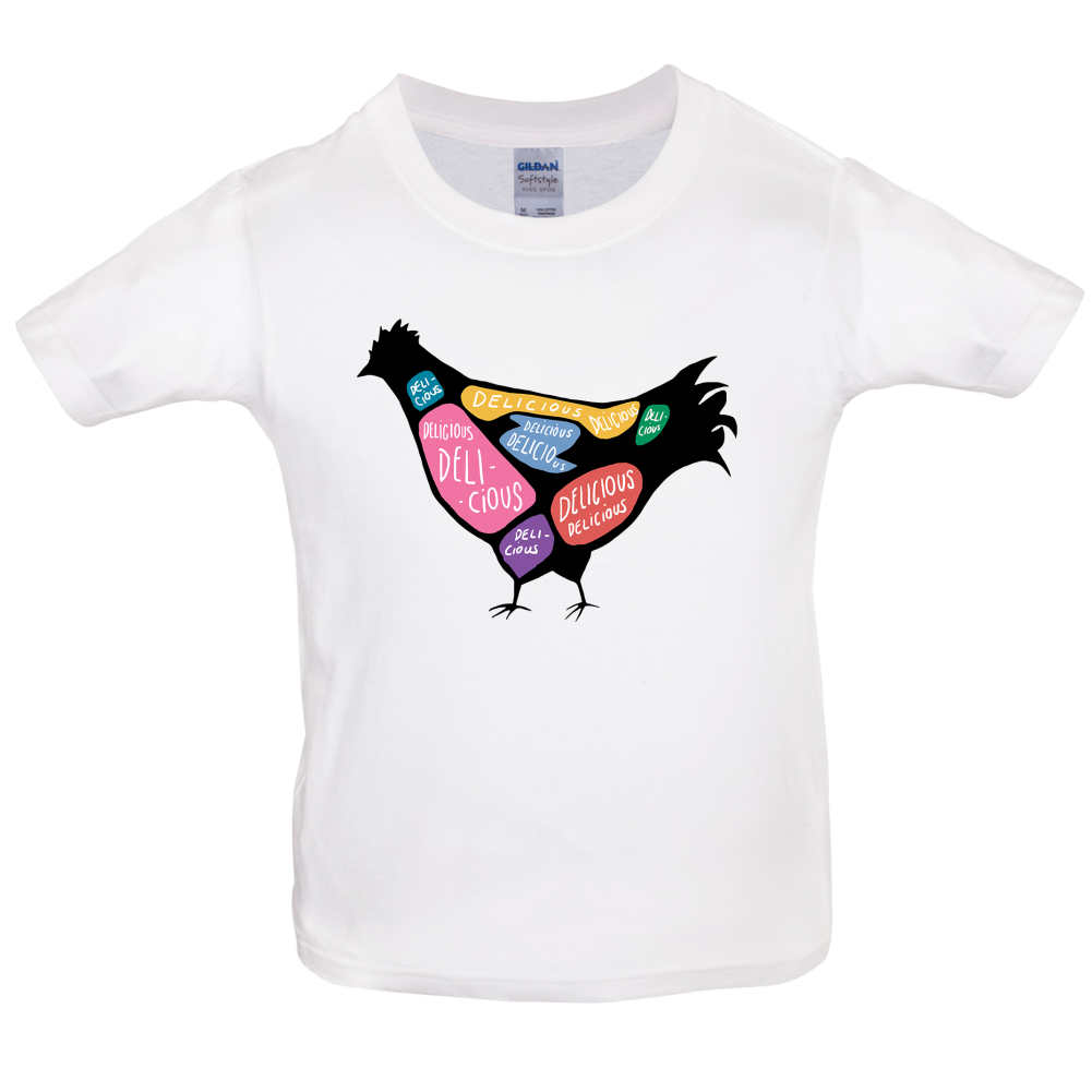Delicious Chicken Kids T Shirt