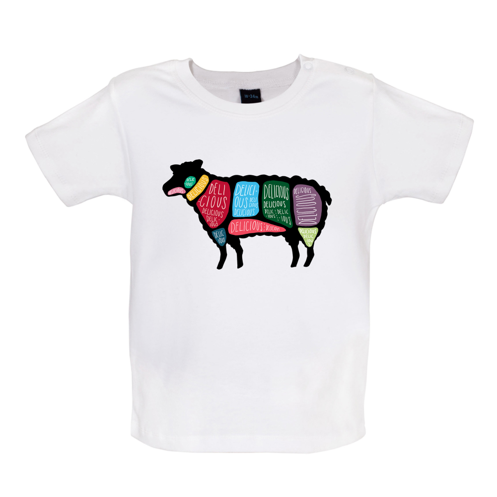Delicious Sheep Baby T Shirt