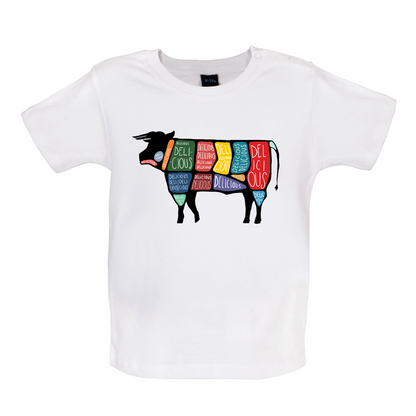 Delicious Cow Baby T Shirt