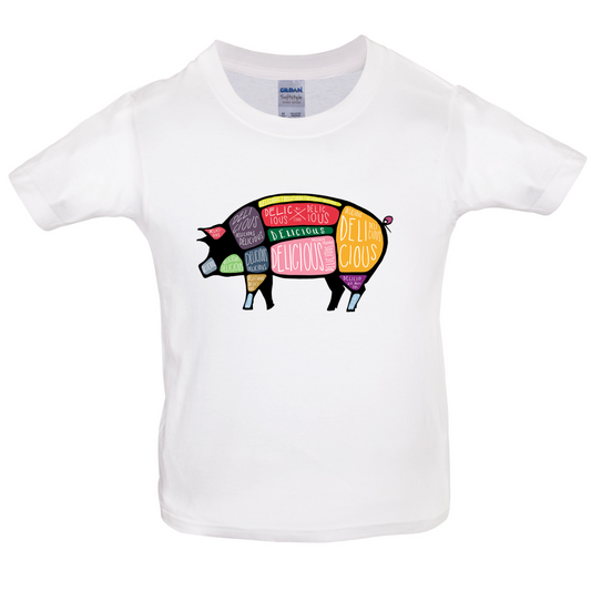 Delicious Pig Kids T Shirt