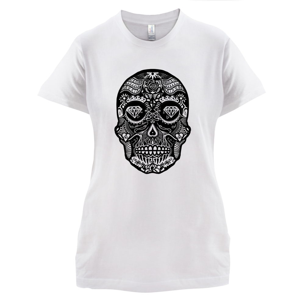 Mexican Sugar Candy Skull T Shirt