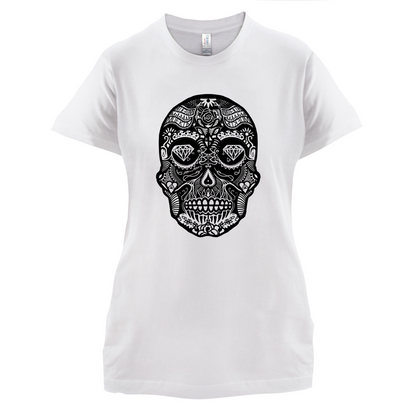 Mexican Sugar Candy Skull T Shirt