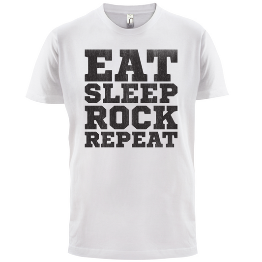 Eat Sleep Rock REPEAT T Shirt