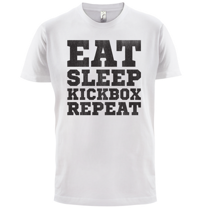 Eat Sleep Kickbox REPEAT T Shirt