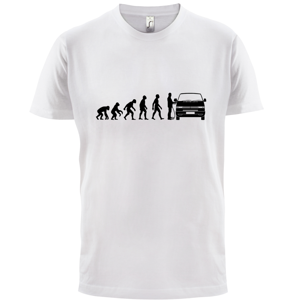 Evolution of Man T4 Campervan T Shirt