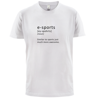 Funny Definition E-Sports T Shirt