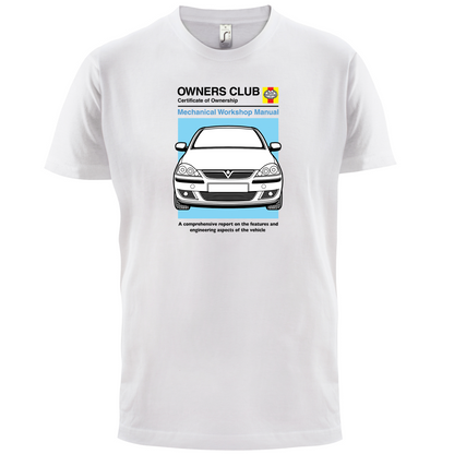 Car Owners Manual Corsa T Shirt
