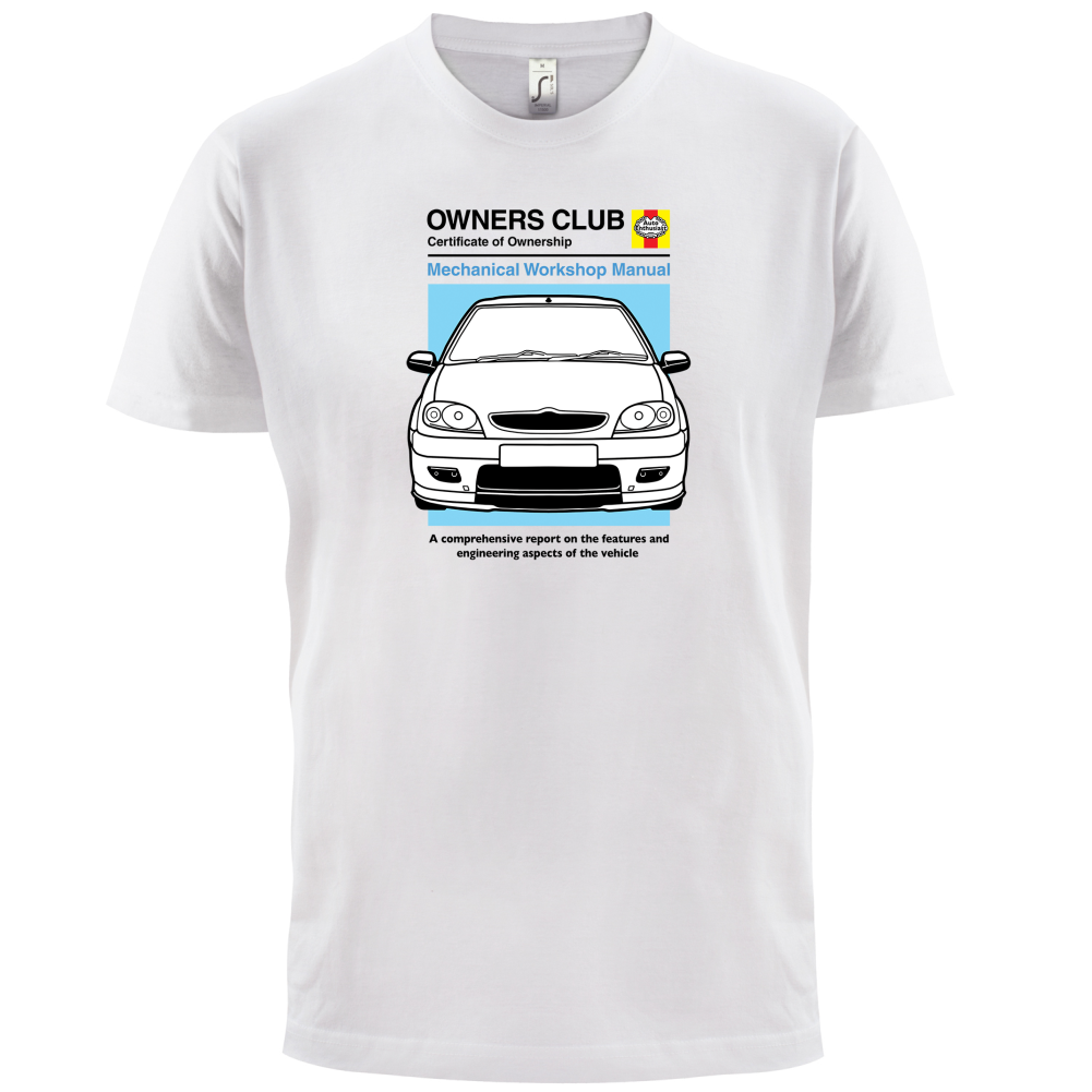 Car Owners Manual Citreon Saxo T Shirt