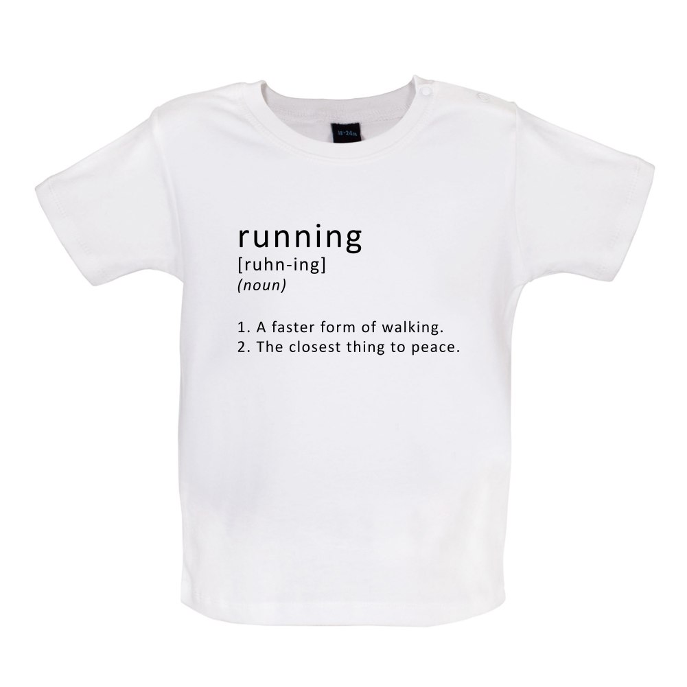 Funny Definition Running Baby T Shirt