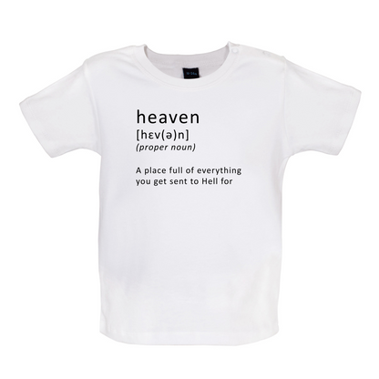 Funny Definition Heaven Baby T Shirt