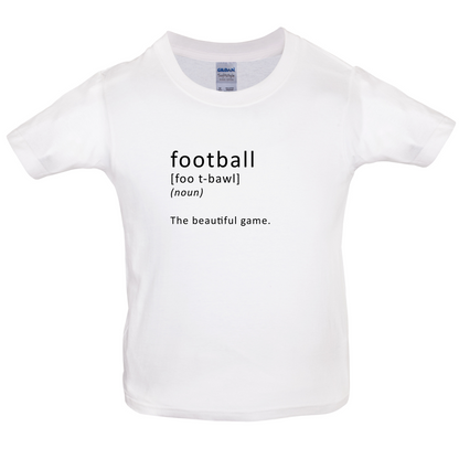Funny Definition Football Kids T Shirt
