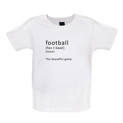 Funny Definition Football Baby T Shirt