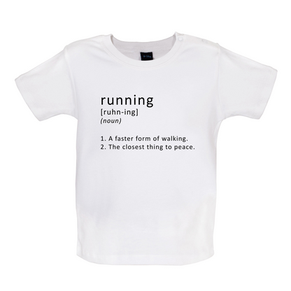 Funny Definition Running Baby T Shirt
