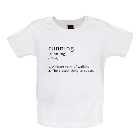 Funny Definition Running Baby T Shirt