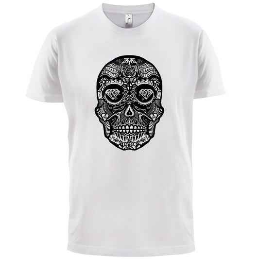 Mexican Sugar Candy Skull T Shirt
