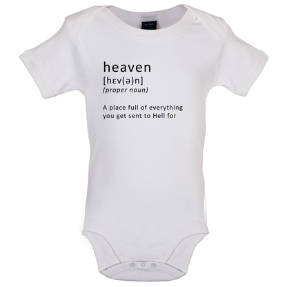 Funny Definition Heaven Baby T Shirt
