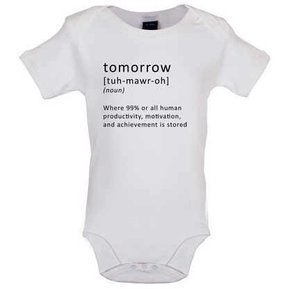 Funny Definition Tomorrow Baby T Shirt