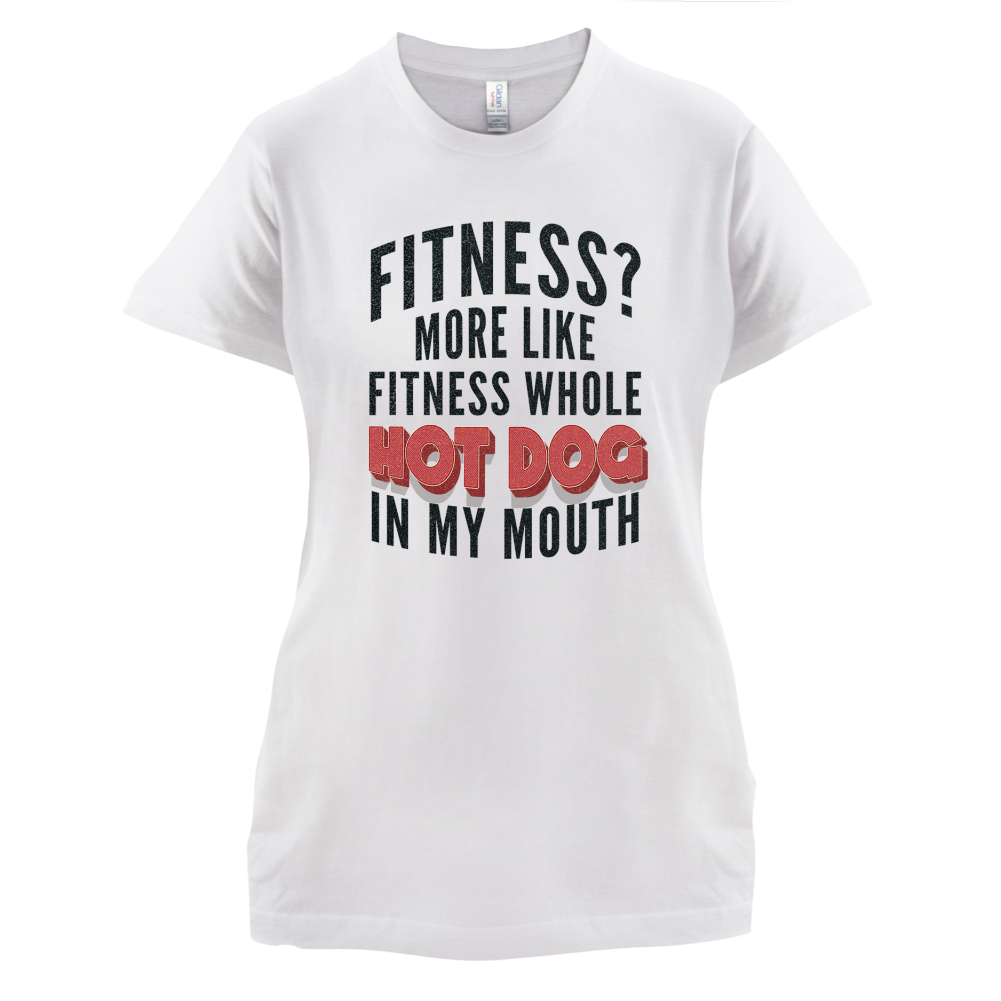 Fitness Hot Dog In My Mouth T Shirt