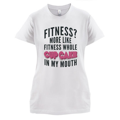 Fitness Cupcake In My Mouth T Shirt