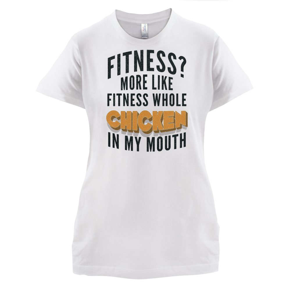 Fitness Chicken In My Mouth T Shirt