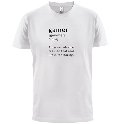 Funny Definition Gamer T Shirt