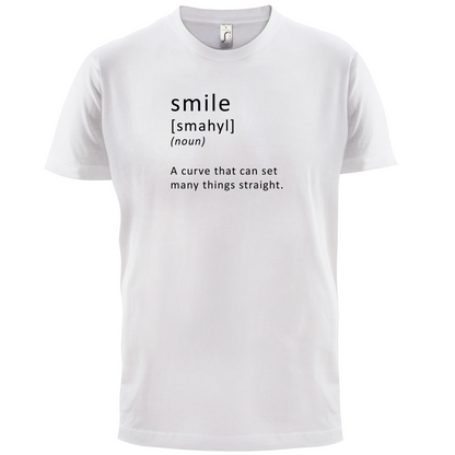 Funny Definition Smile T Shirt