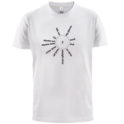 Cricket Batting Angles T Shirt