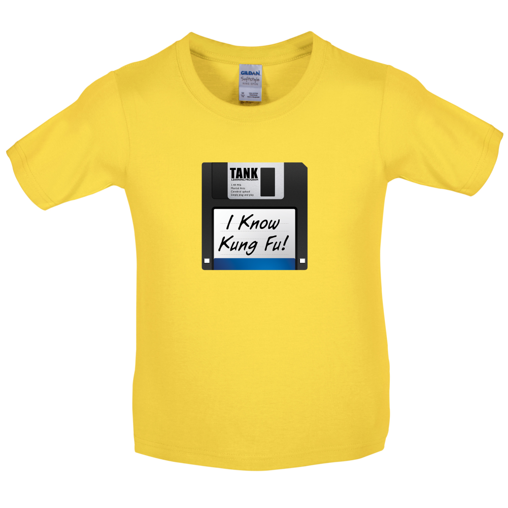 I Know Kung Fu Kids T Shirt