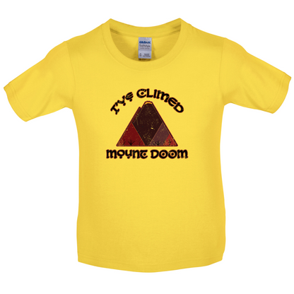 I've Climbed Mount Doom Kids T Shirt
