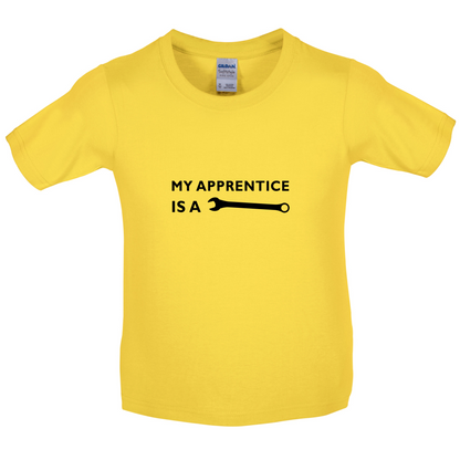 My Apprentice Is A Tool Kids T Shirt