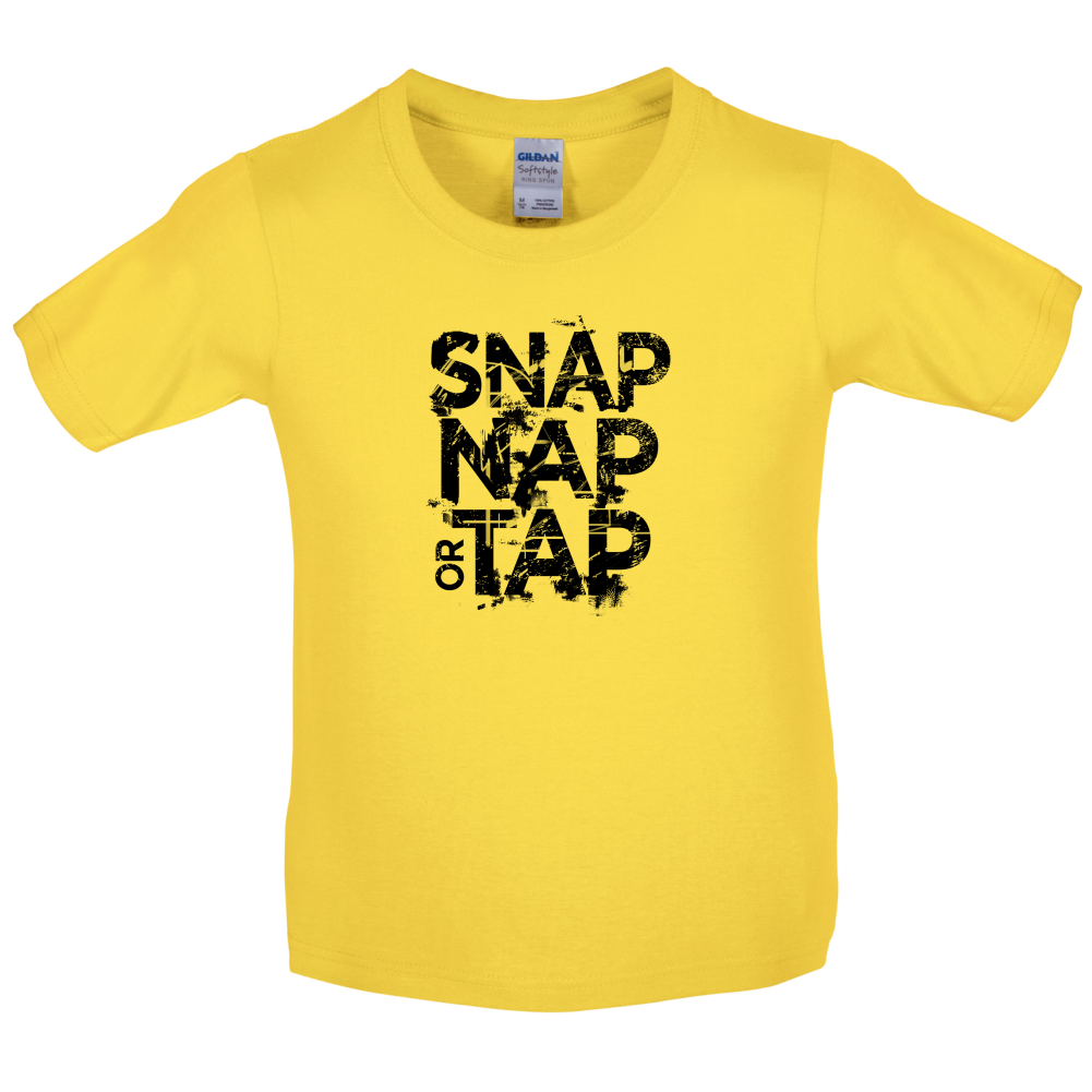 Snap Nap Or Tap Kids T Shirt