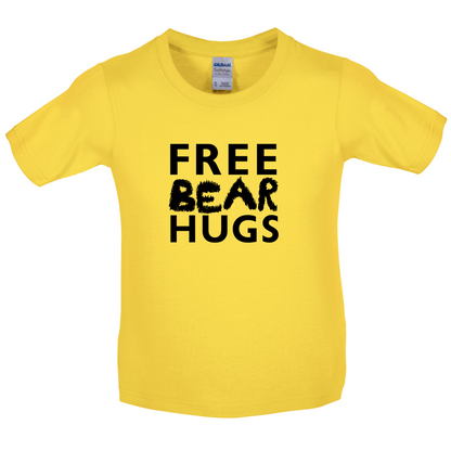 Free Bear Hugs Kids T Shirt