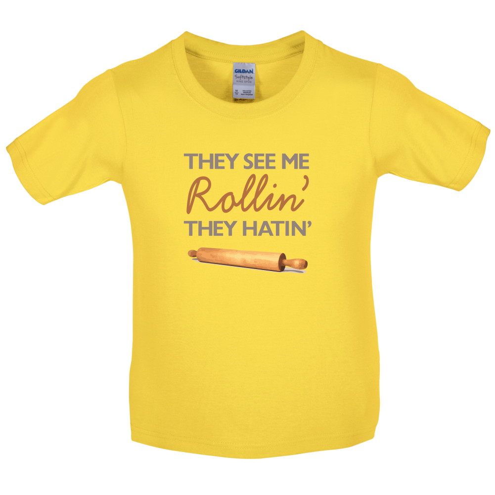 They See Me Rollin' Kids T Shirt