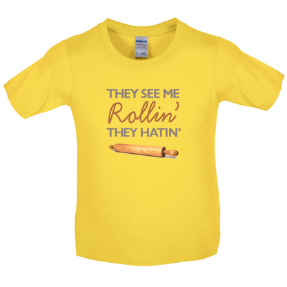 They See Me Rollin' Kids T Shirt