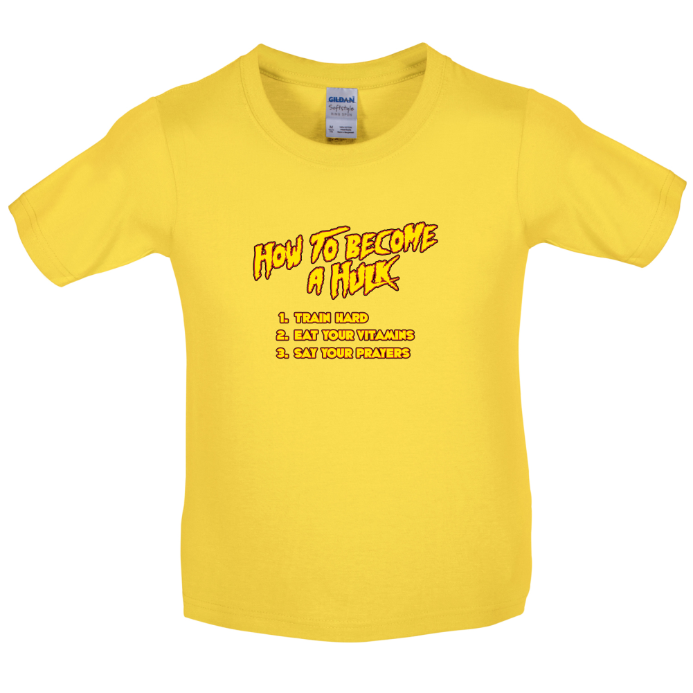 Hulk Checklist Kids T Shirt