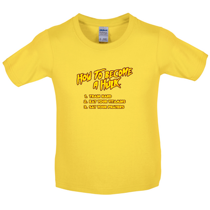 Hulk Checklist Kids T Shirt