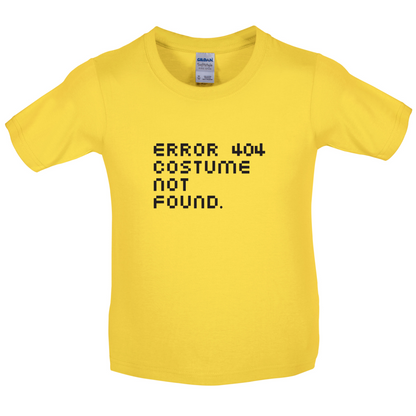 Error 404 Kids T Shirt