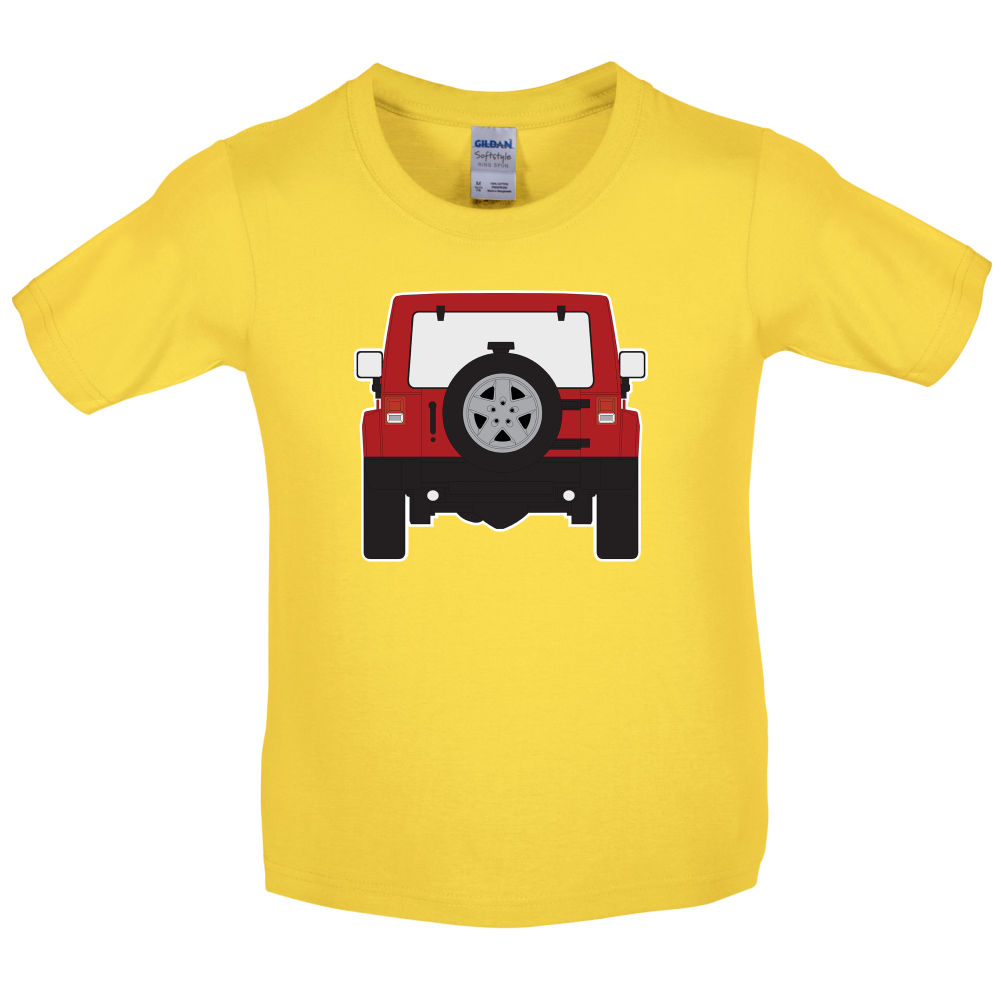 JW Rear Red Kids T Shirt