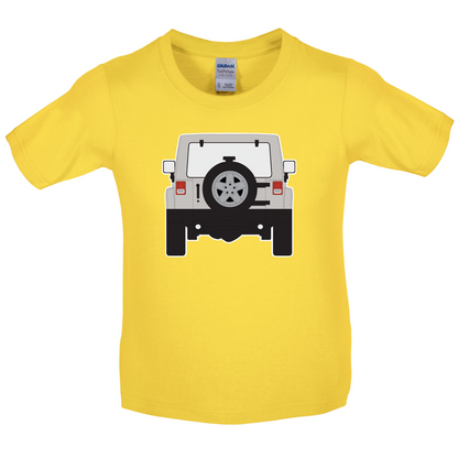 JW Rear Hyper Grey Stone Kids T Shirt