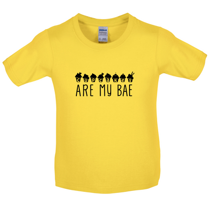 Cupcakes are My Bae Kids T Shirt