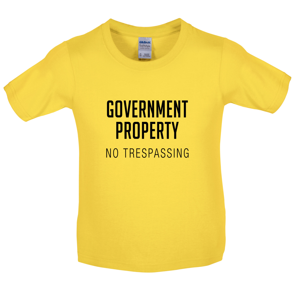 No Trespassing Kids T Shirt