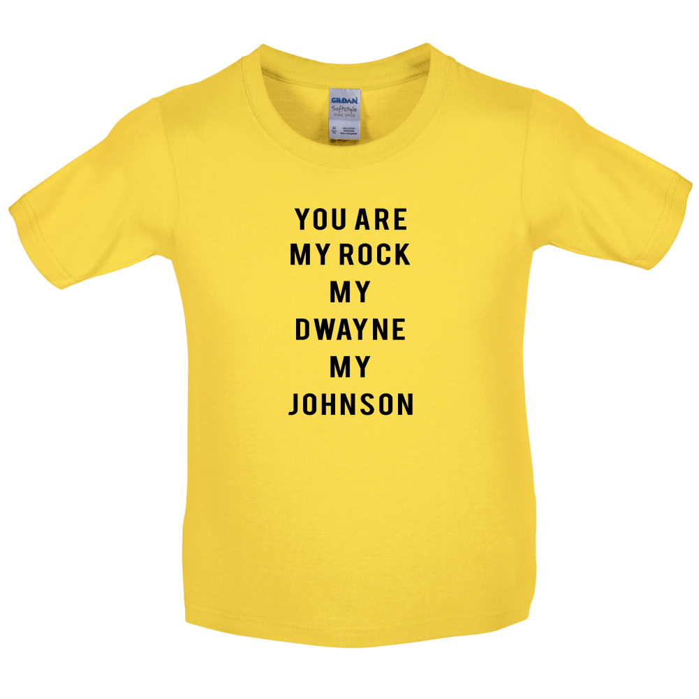 You Are My Rock Kids T Shirt