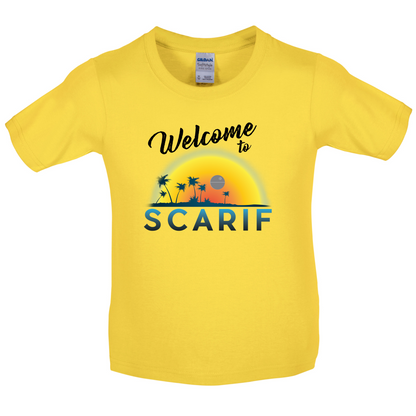 Welcome To Scarif Kids T Shirt